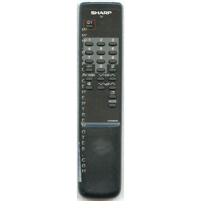 Sharp G1050BMSA TV Remote Control