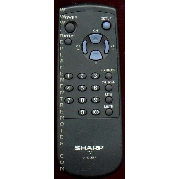 Sharp G1159CESA TV Remote Control