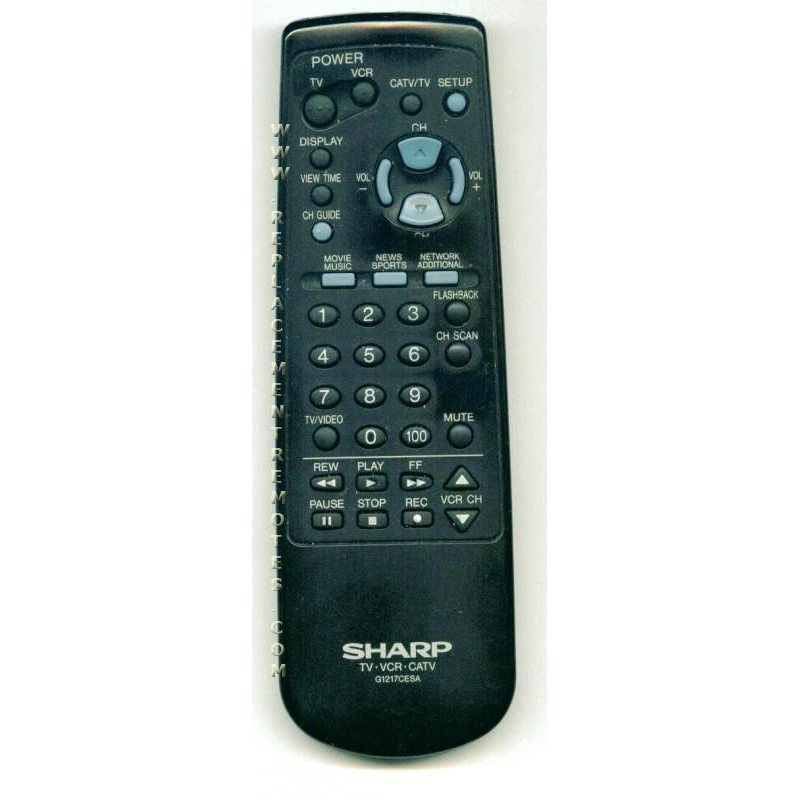 Sharp G1217CESA TV Remote Control