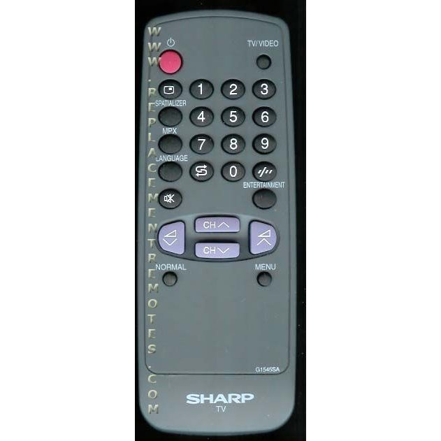 Sharp G1545SA TV Remote Control