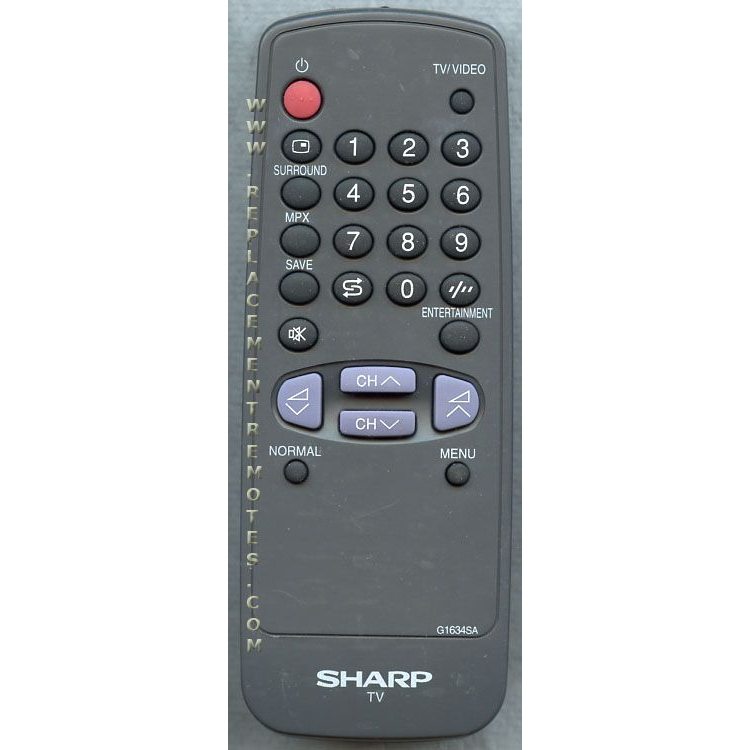 Sharp G1634SA TV Remote Control