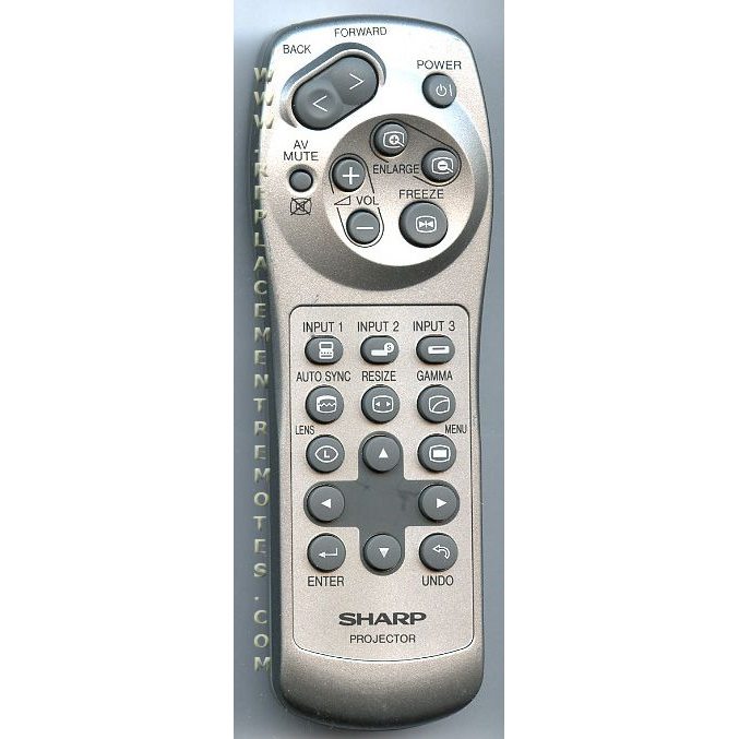 Sharp GA013WJ Projector Remote Control