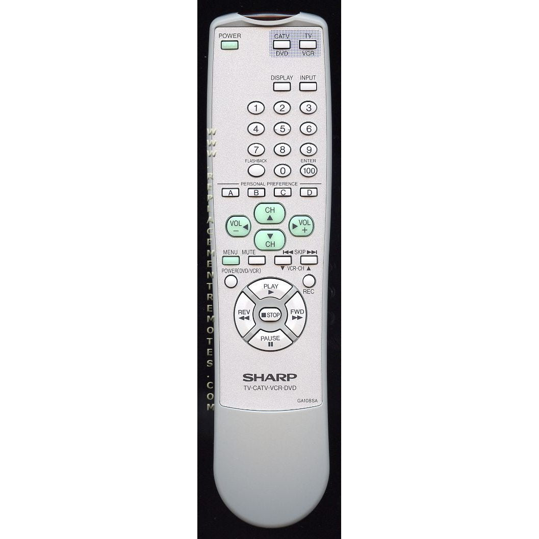 Sharp GA108SA TV Remote Control