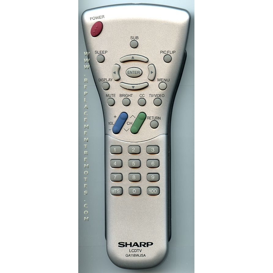 Sharp GA118WJSA TV Remote Control