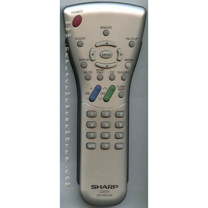 Sharp GA174WJSA TV Remote Control