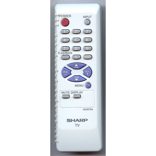 Sharp GA257SA TV Remote Control