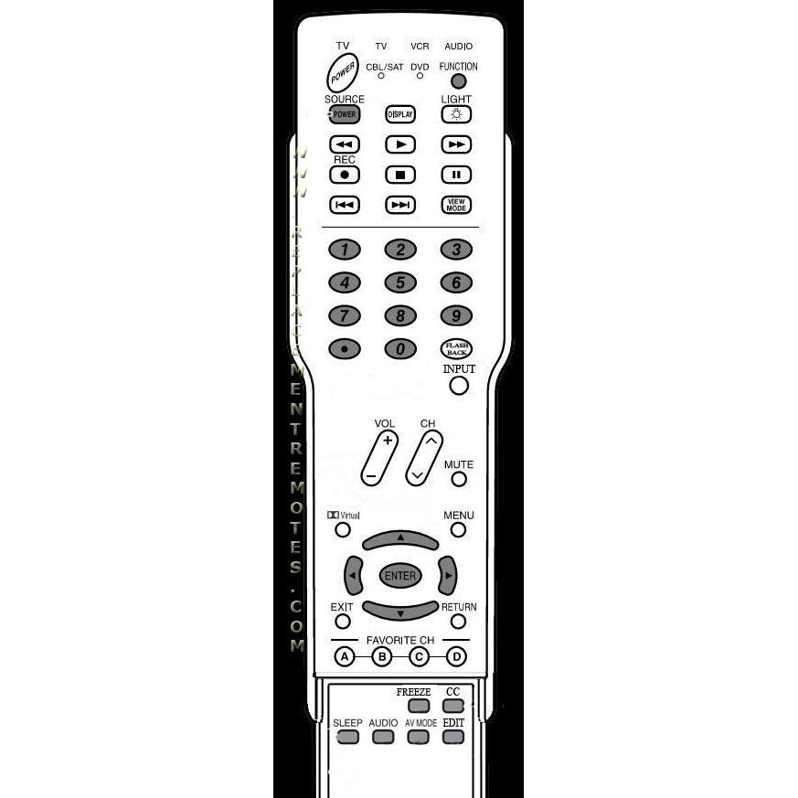 Sharp GA331WJSA TV Remote Control