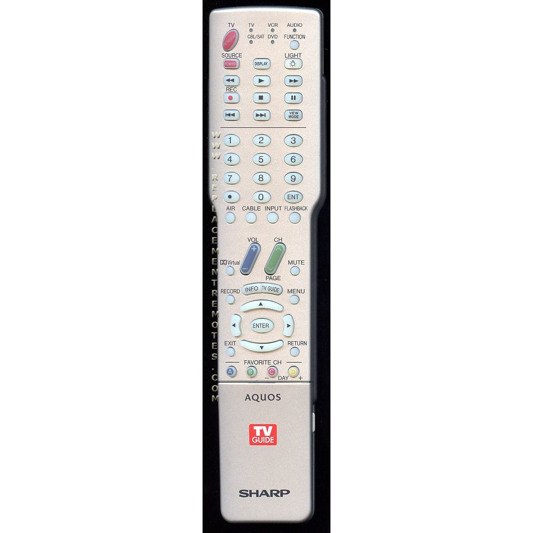 Sharp GA362WJSA TV Remote Control