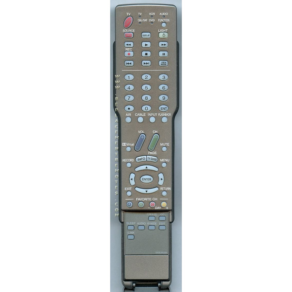 Sharp GA363WJSA TV Remote Control