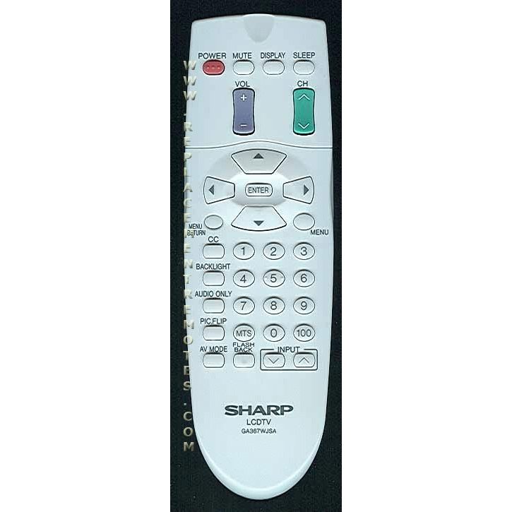 Sharp GA367WJSA TV Remote Control