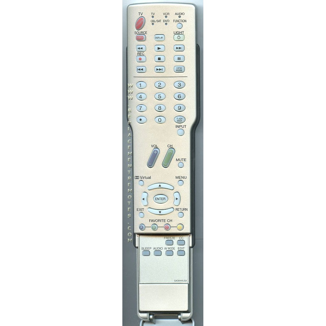 Sharp GA384WJSA TV Remote Control