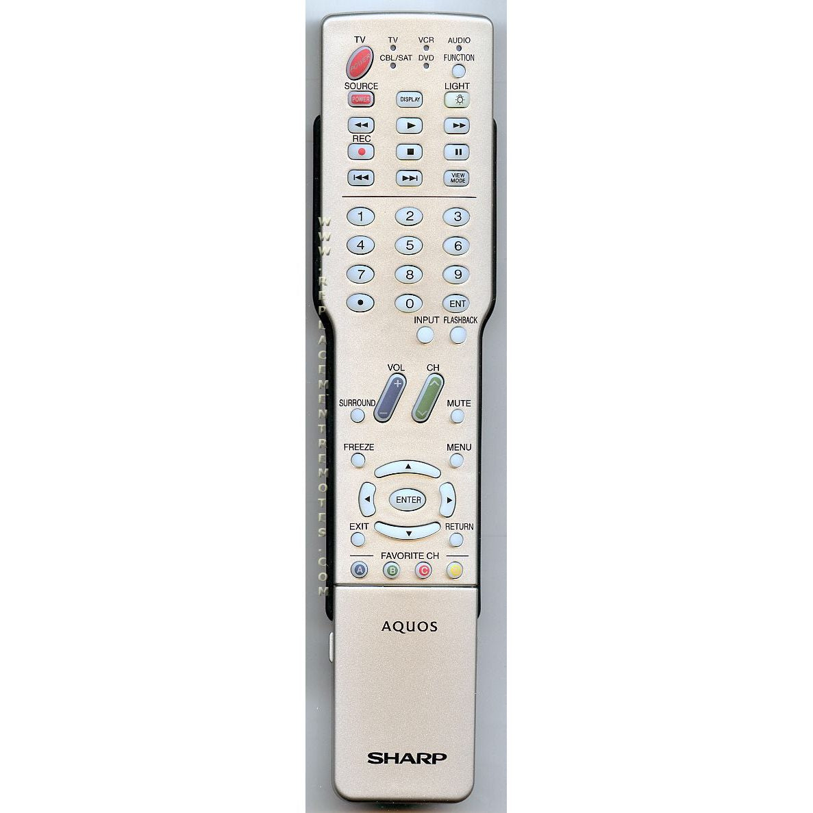 Sharp GA416WJSA TV Remote Control