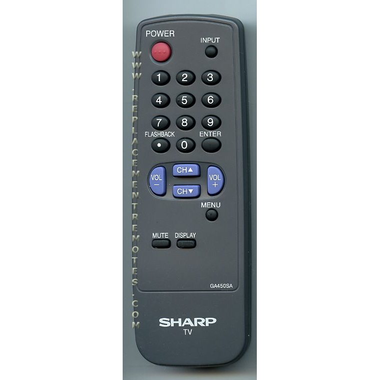 Sharp GA450SA TV Remote Control