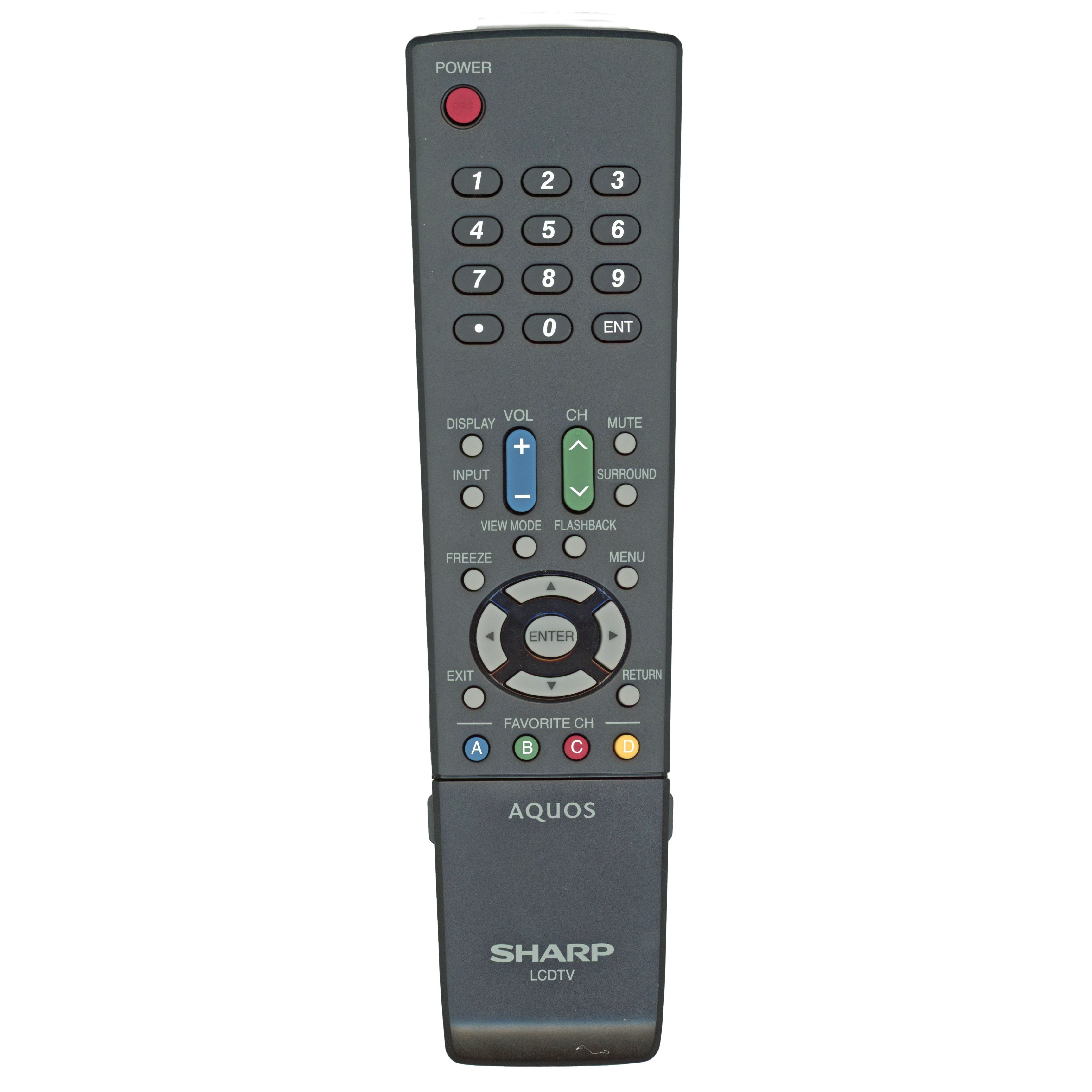 Sharp GA549WJSA TV Remote Control