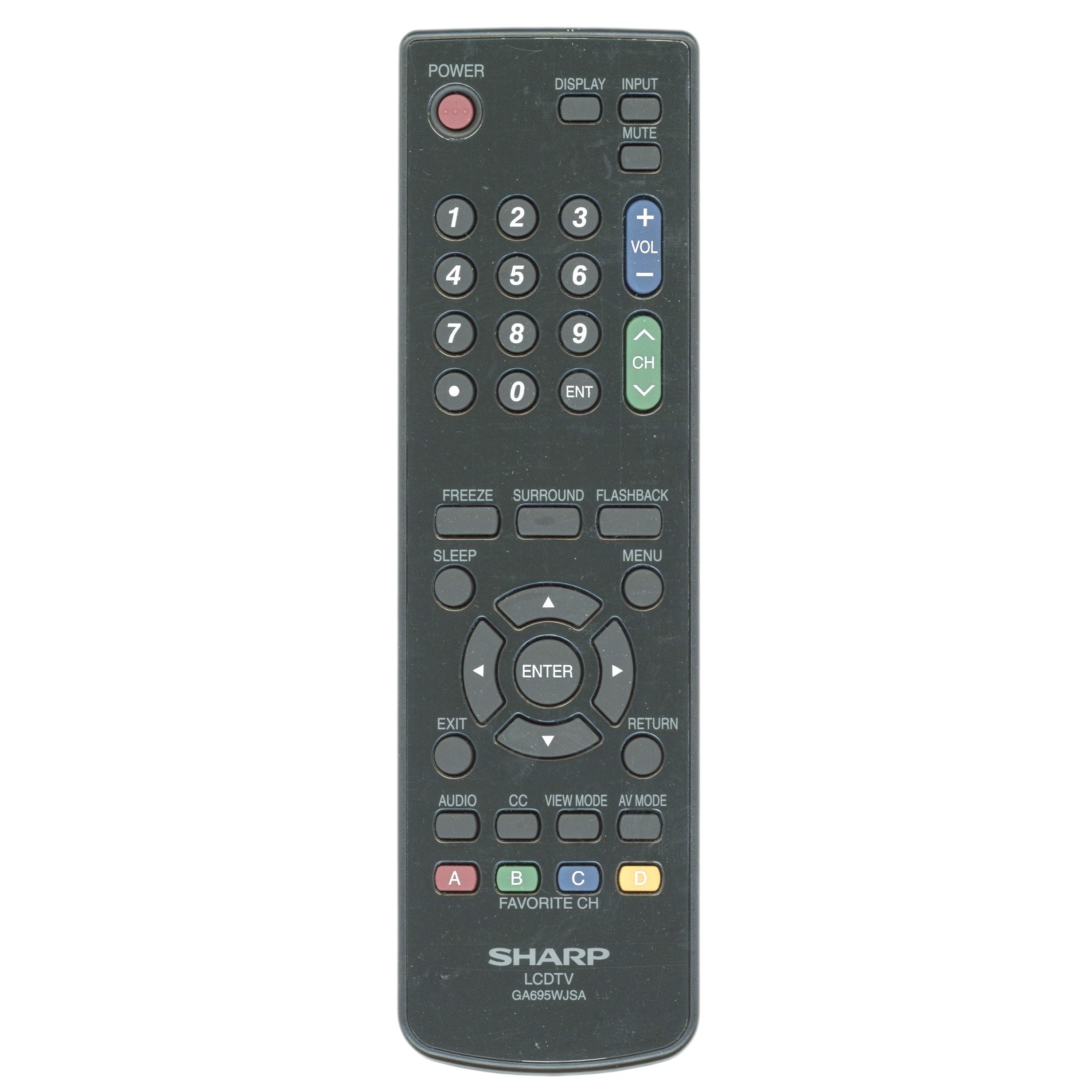 Sharp GA695WJSA TV Remote Control