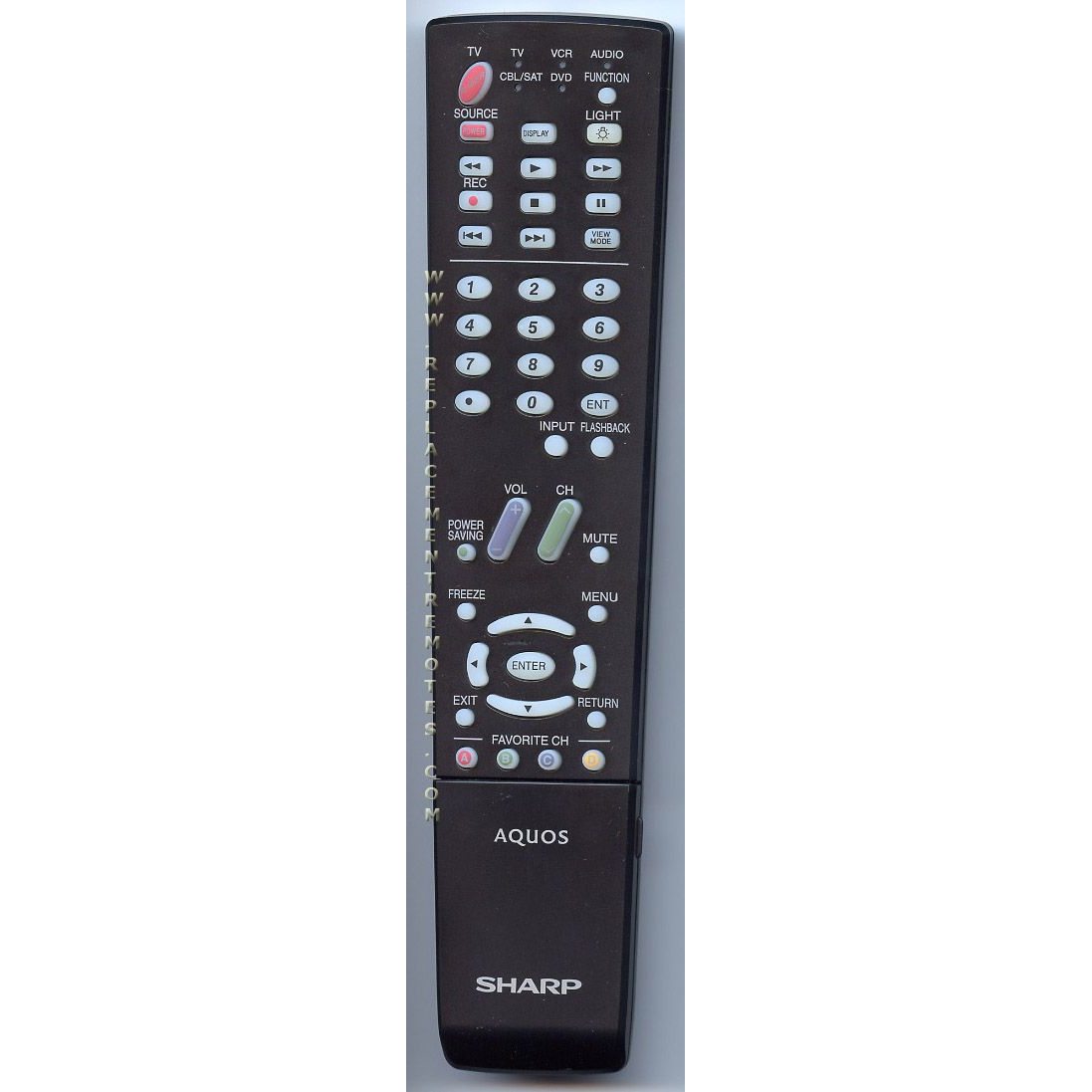 Sharp GA724WJSA TV Remote Control