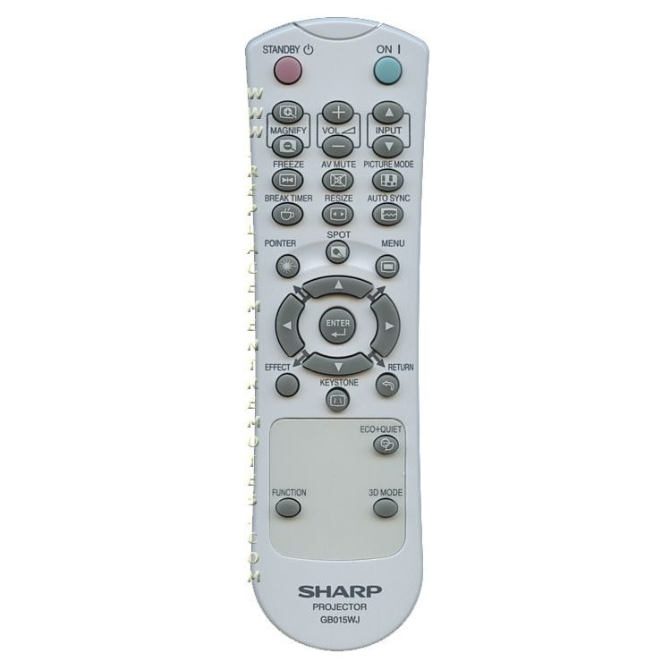 Sharp GB015WJ Projector Remote Control