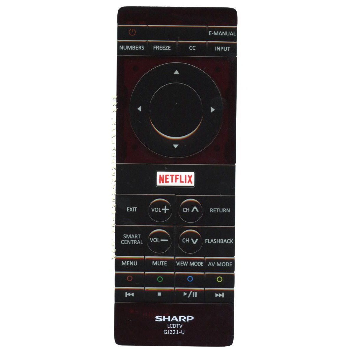 Sharp GJ221U TV Remote Control