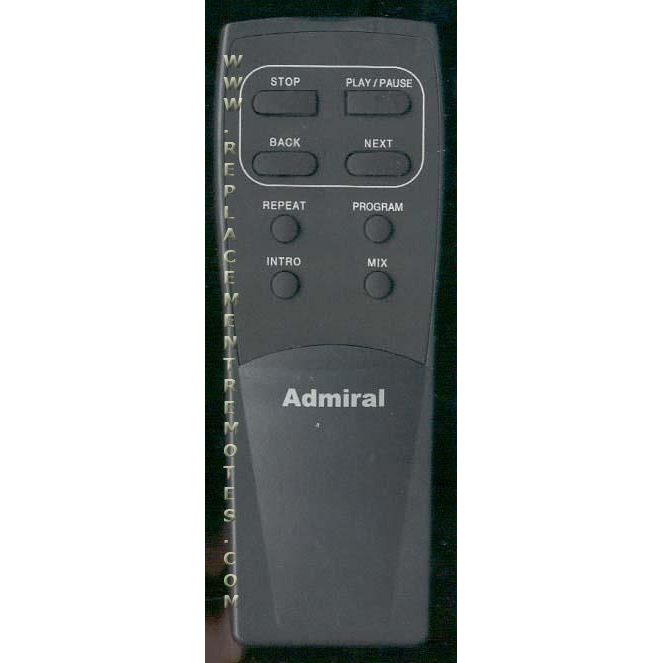 Sharp GRD67218 Admiral Audio Remote Control