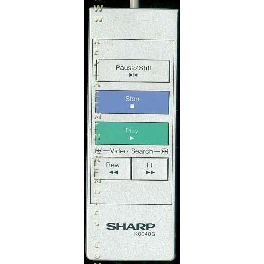 Sharp K0040G Audio Remote Control