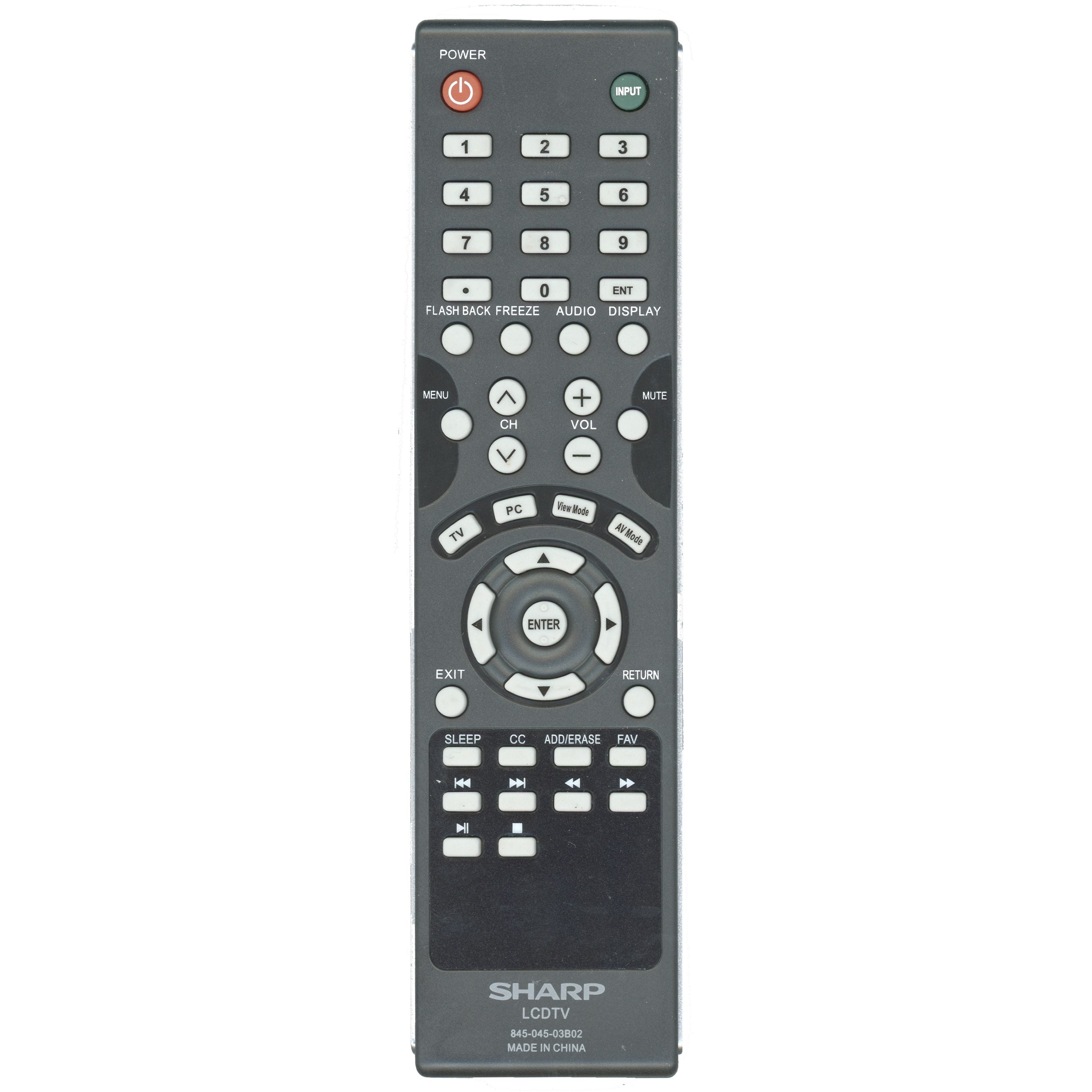 Sharp NQP84504503B02 TV Remote Control