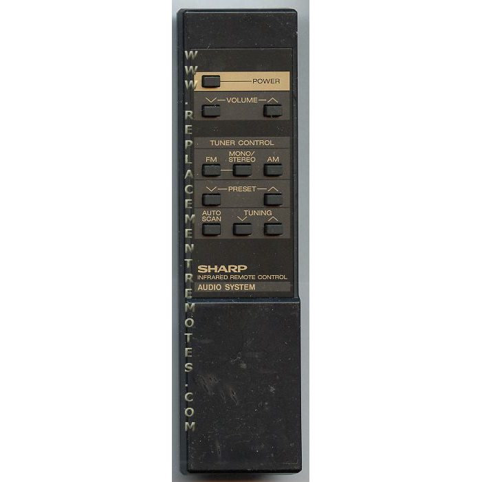 Sharp RCONT1533A Audio Remote Control