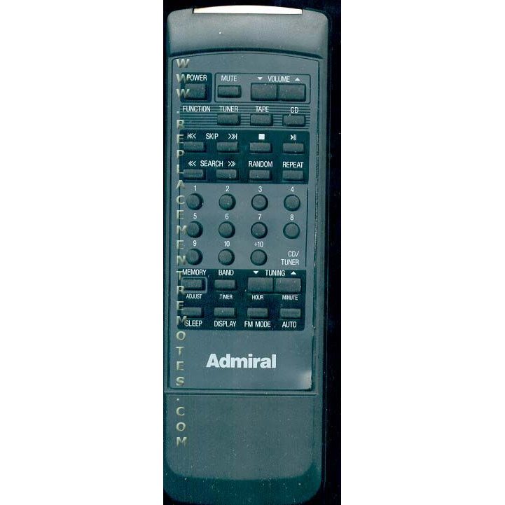 Sharp RM004003T Admiral Audio Remote Control