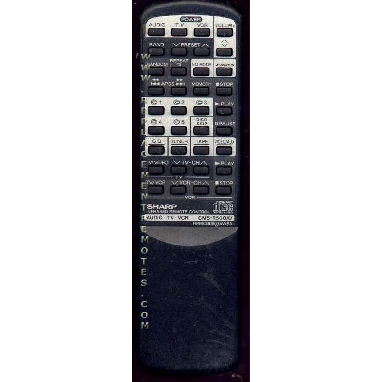 Sharp RRMCG0003AWSA Audio Remote Control