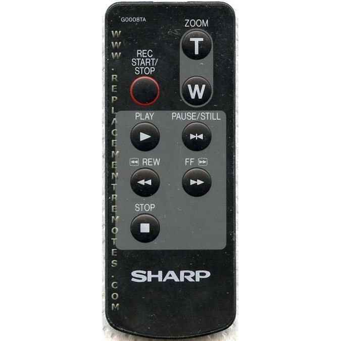 Sharp RRMCG0008TASA Video Camera Remote Control