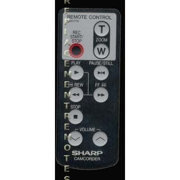 Sharp RRMCG0017TASA Video Camera Remote Control