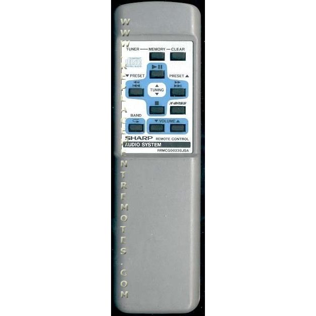 Sharp RRMCG0023SJSA Audio Remote Control