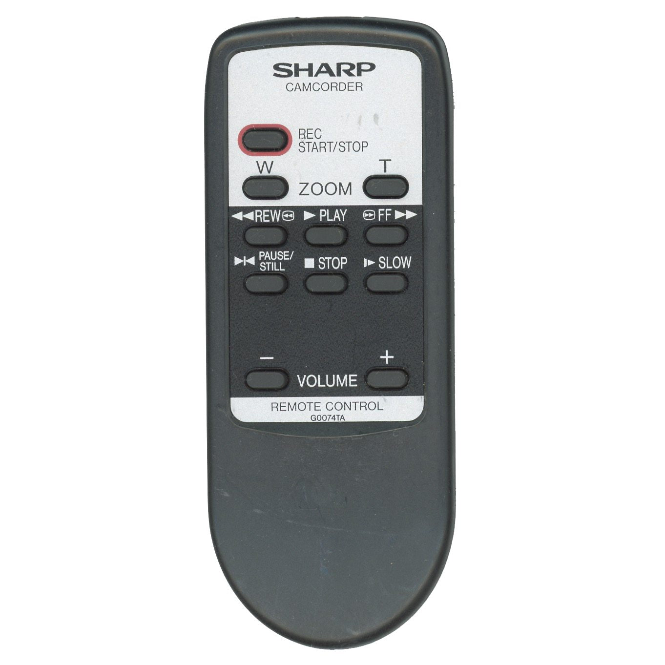 Sharp RRMCG0074TASA Video Camera Remote Control