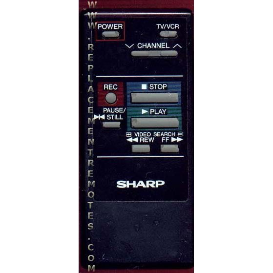 Sharp RRMCG0197GESA VCR Remote Control