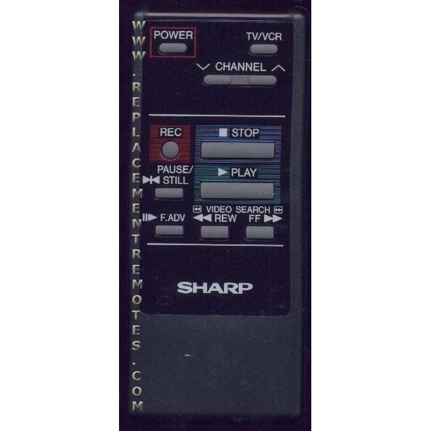 Sharp RRMCG0205GESA VCR Remote Control