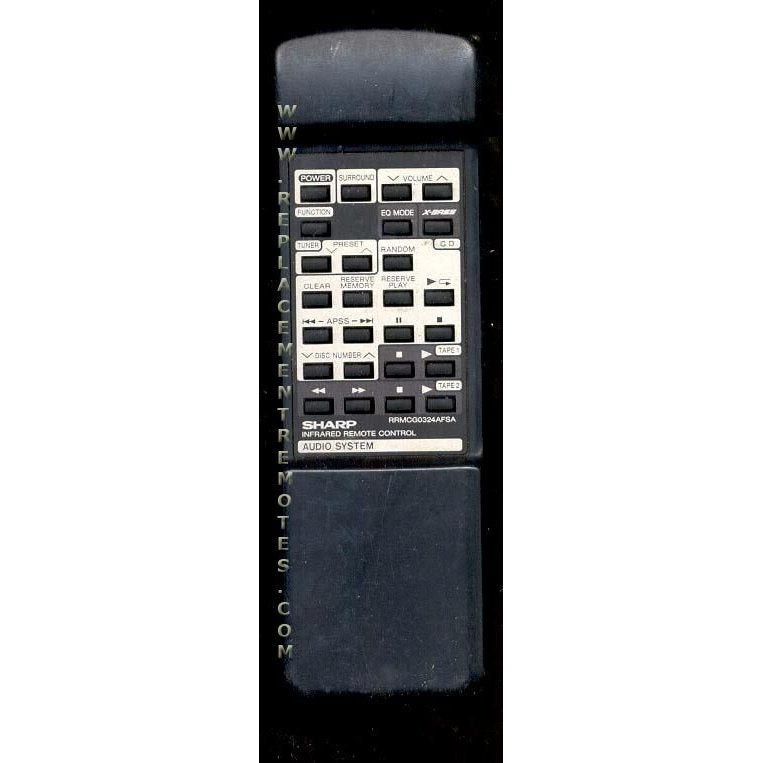 Sharp RRMCG0324AFSA Audio Remote Control