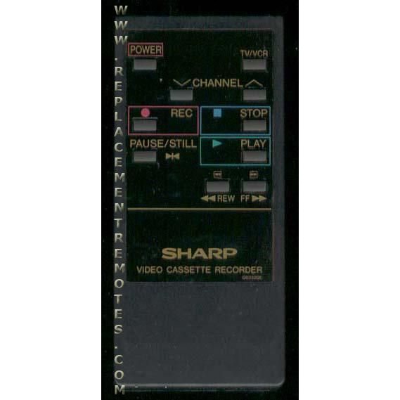 Sharp RRMCG0332GESA VCR Remote Control