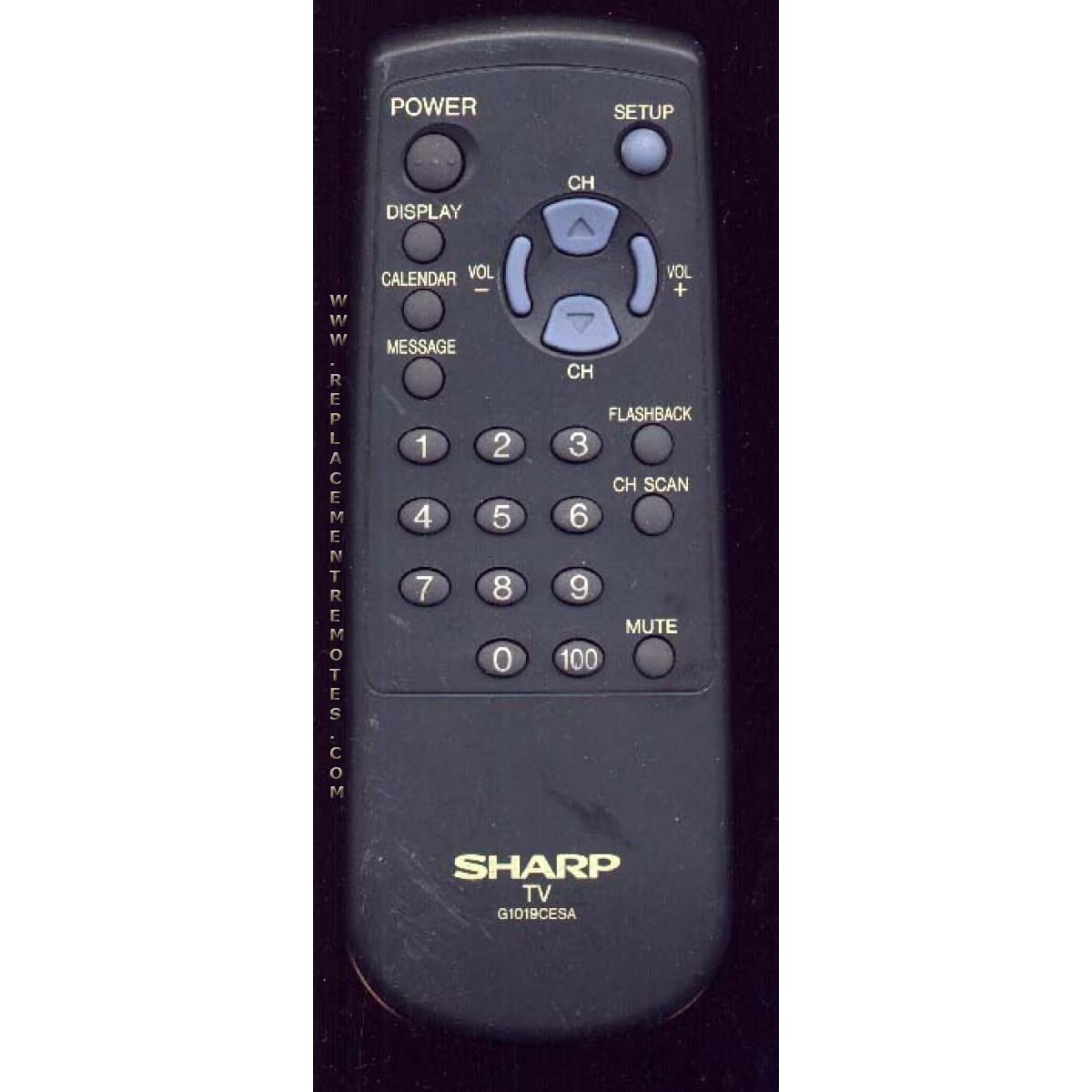 Sharp RRMCG1019CESA TV Remote Control