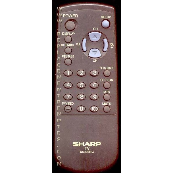 Sharp RRMCG1020CESA TV Remote Control