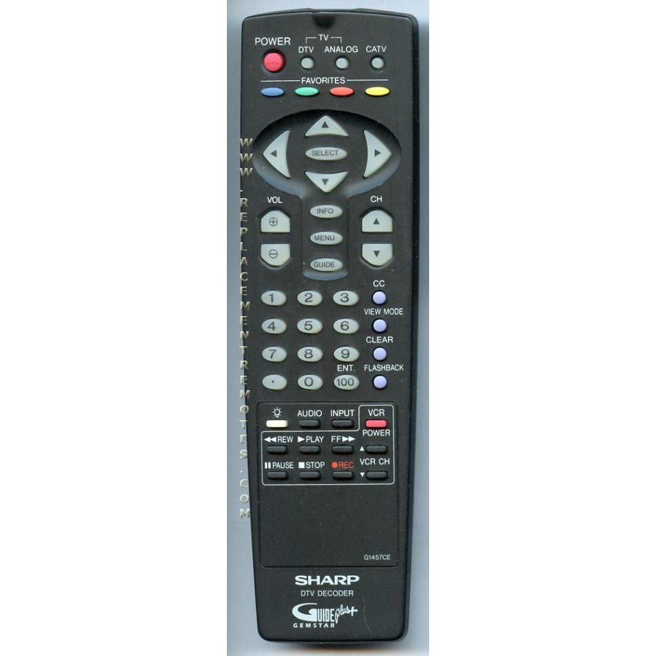 Sharp RRMCG1457CESA TV Remote Control