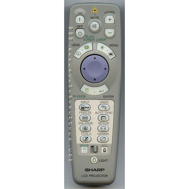 Sharp RRMCG1585CESA Projector Remote Control