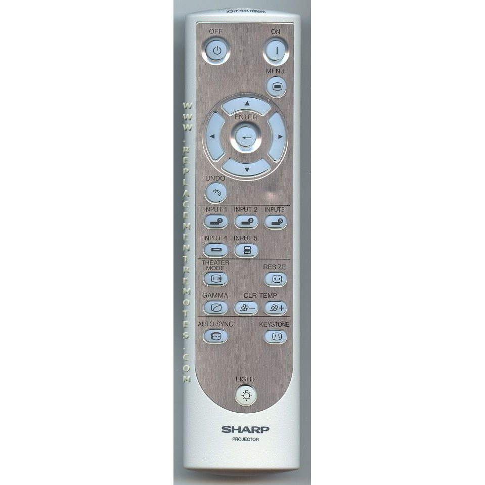 Sharp RRMCG1657CESA Projector Remote Control