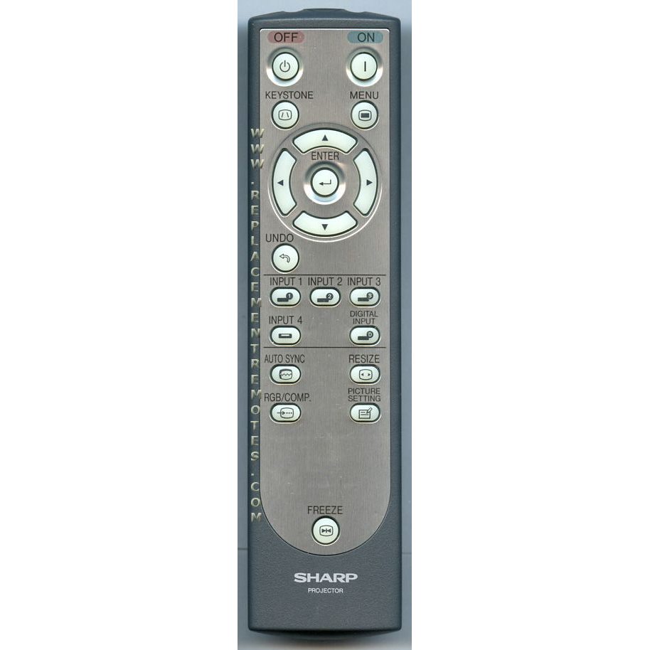 Sharp RRMCGA088WJSA Projector Remote Control