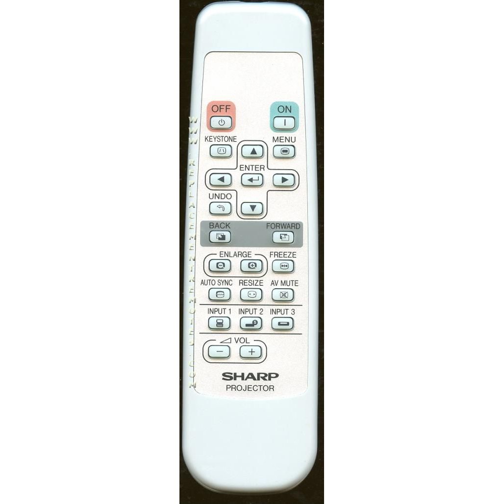 Sharp RRMCGA138WJSA Projector Remote Control