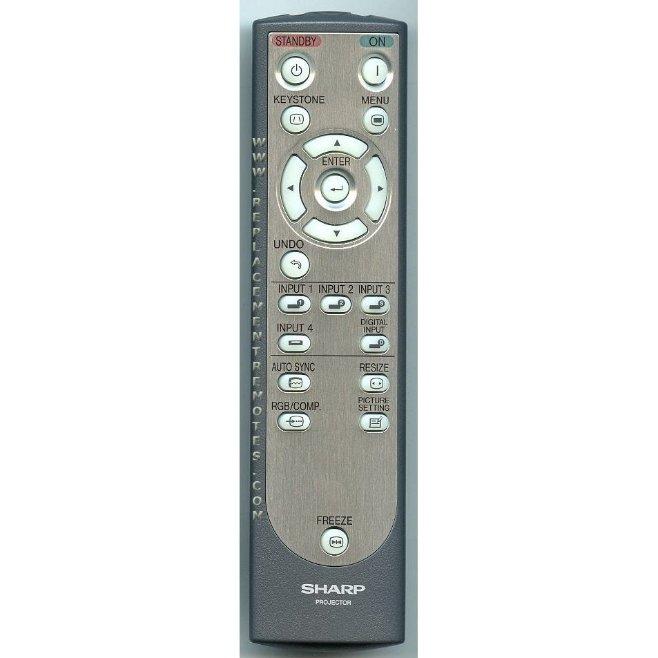 Sharp RRMCGA218WJSA Projector Remote Control