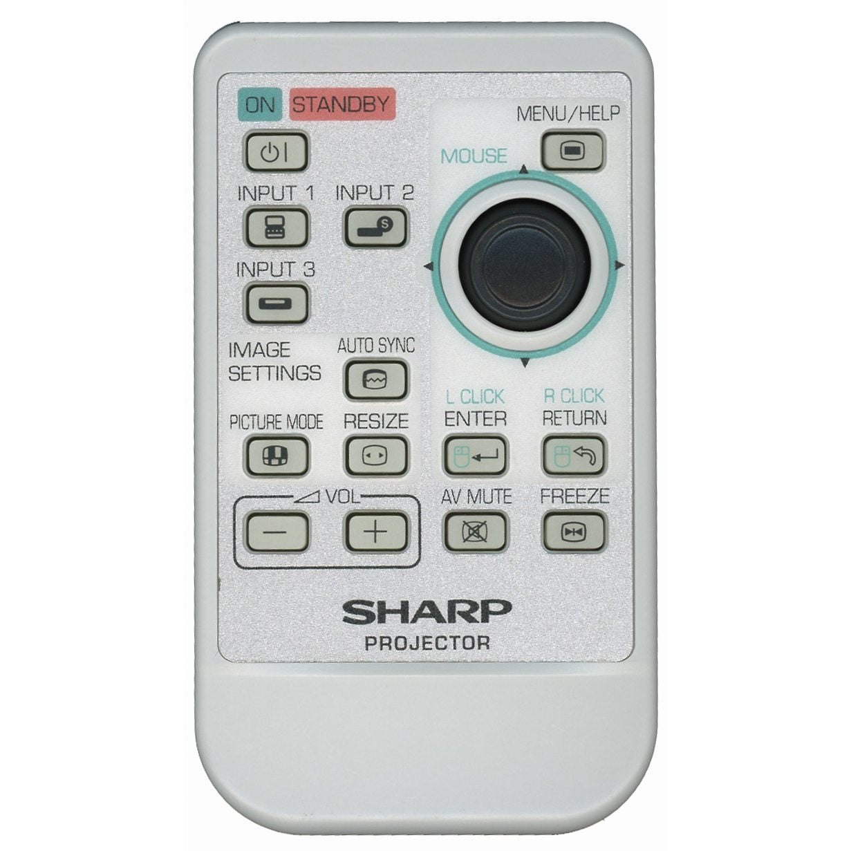 Sharp RRMCGA256WJSA Projector Remote Control