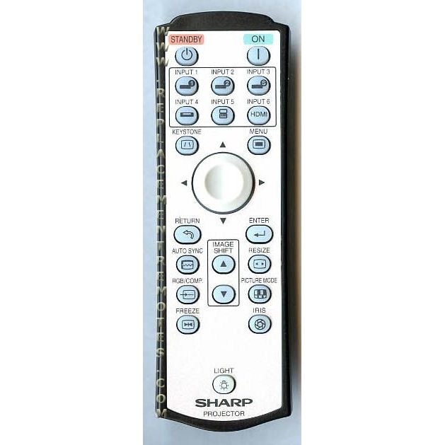 Sharp RRMCGA444WJSA Projector Remote Control