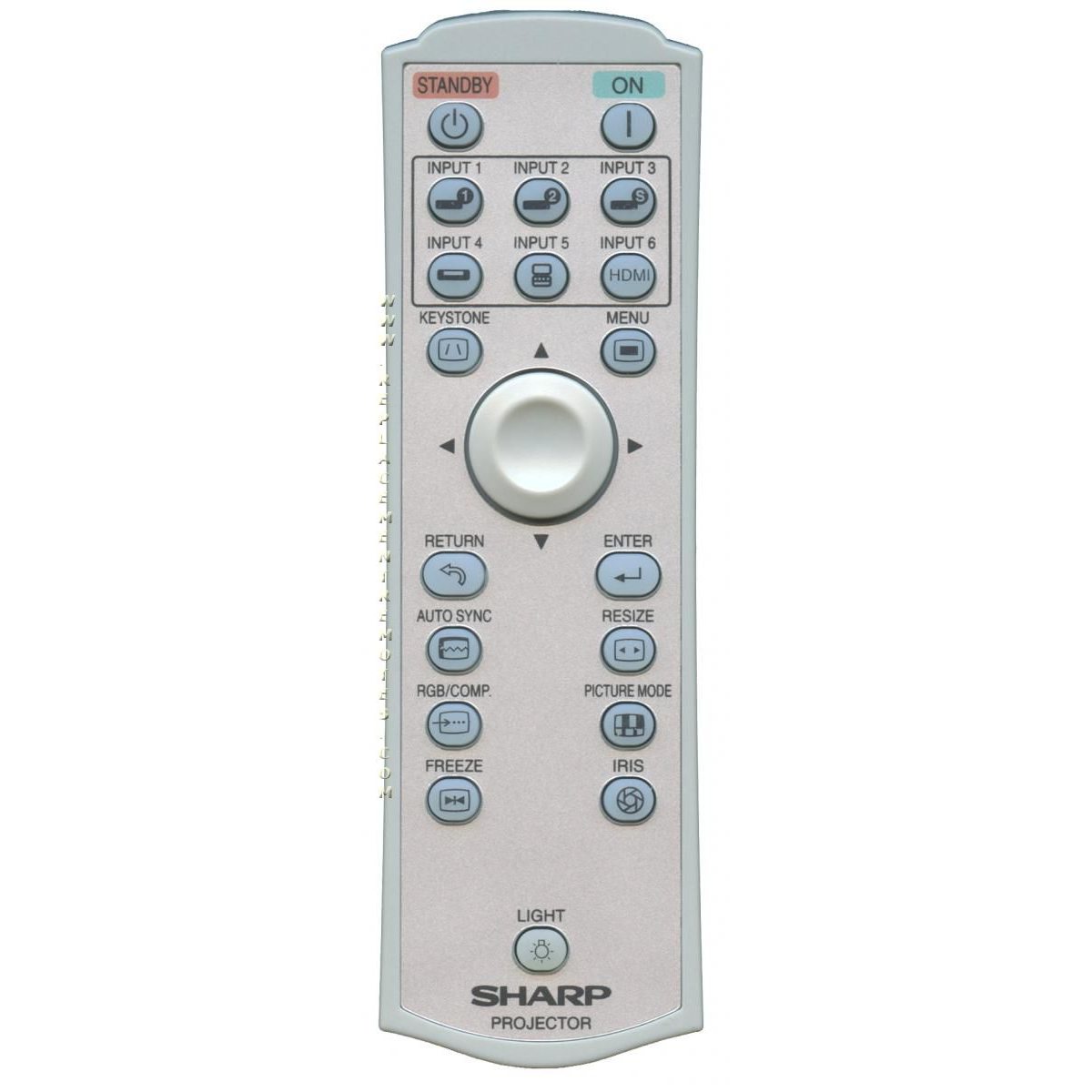 Sharp RRMCGA543WJSB Projector Remote Control