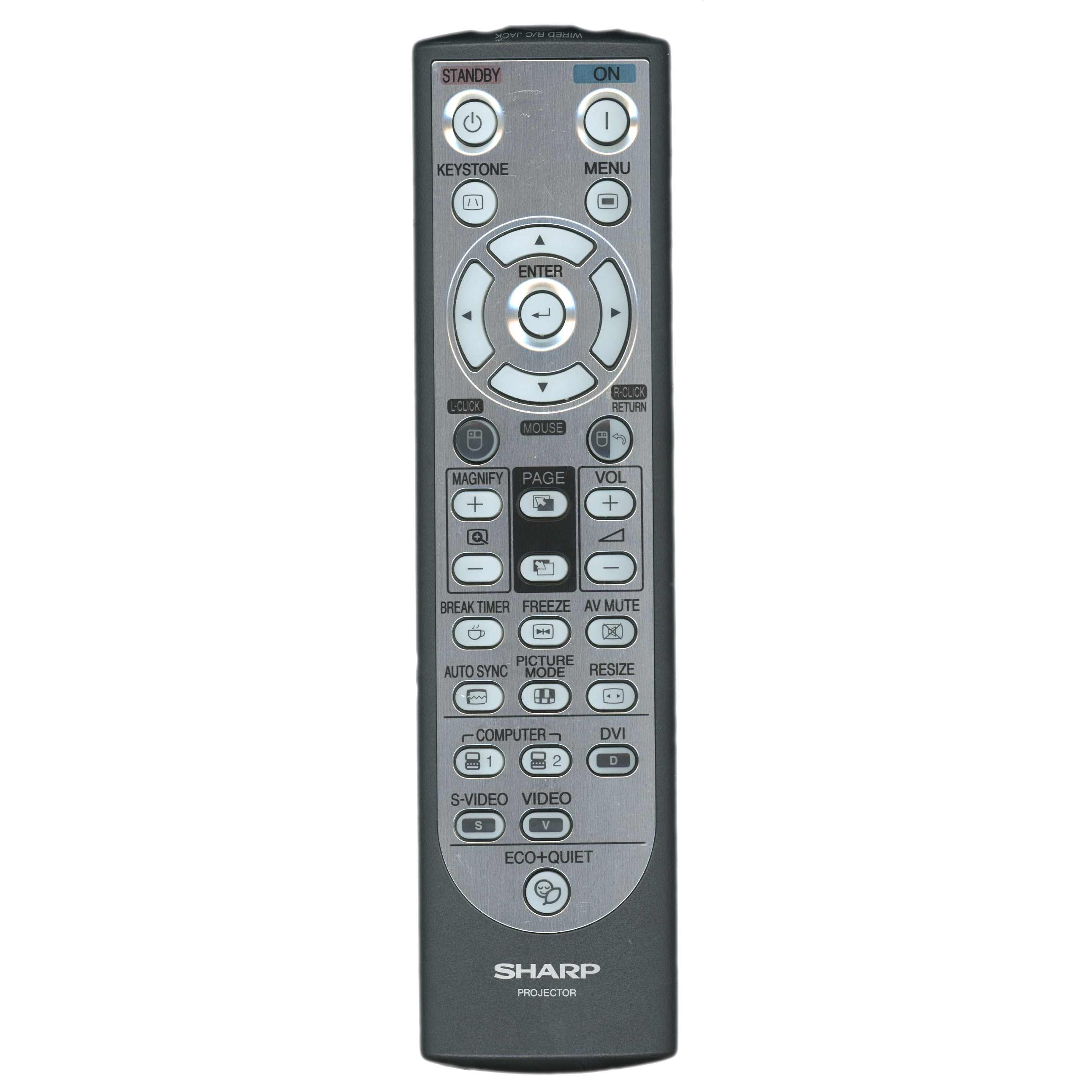 Sharp RRMCGA623WJSA Projector Remote Control