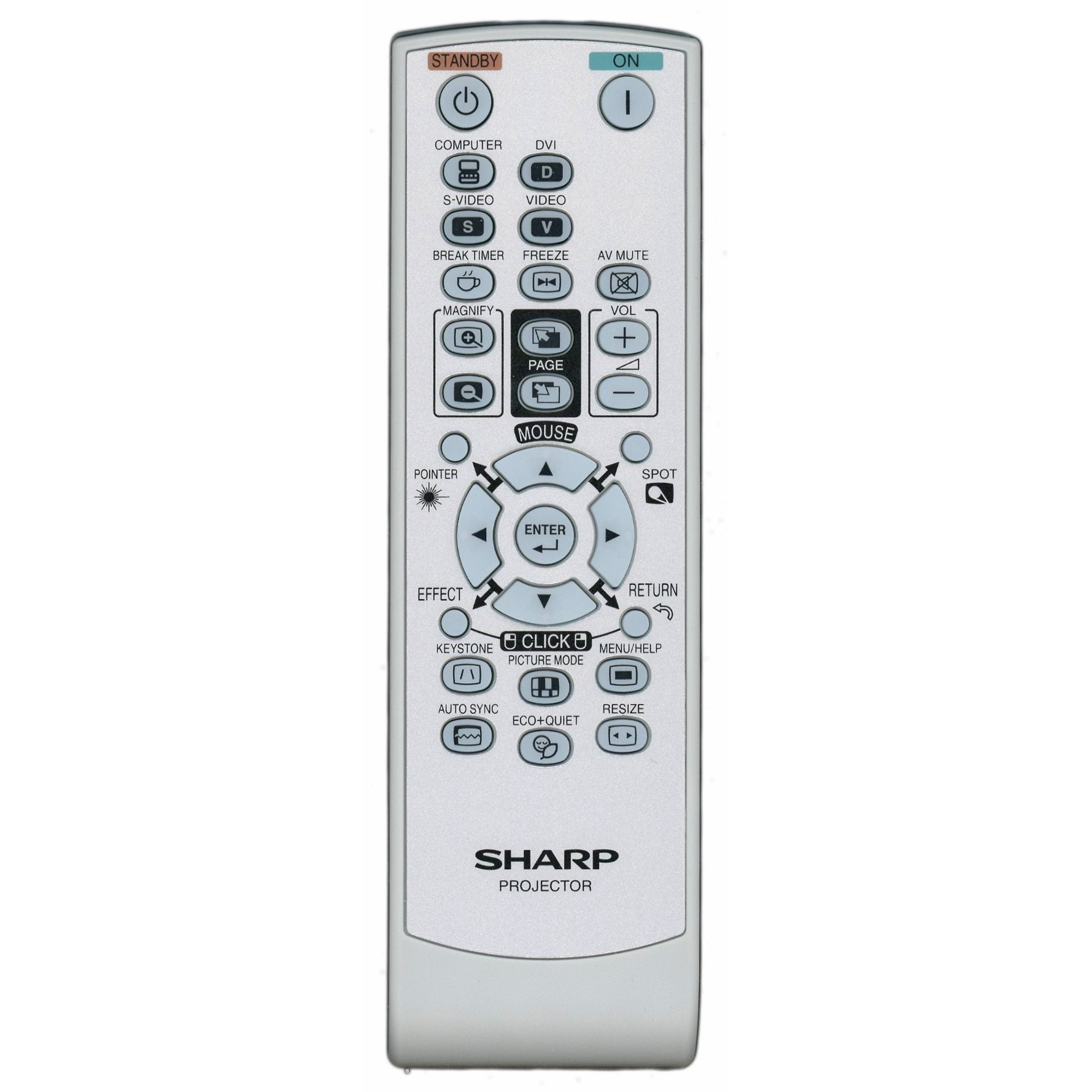 Sharp RRMCGA662WJSA Projector Remote Control