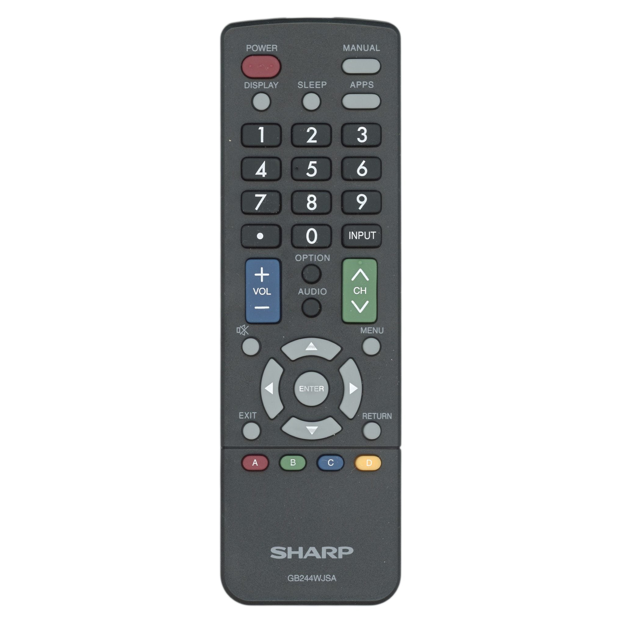 Sharp RRMCGB244WJSA TV Remote Control